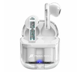 SBS Music Hero Auricolare True Wireless Stereo (TWS) In-ear Musica e Chiamate Bluetooth Bianco