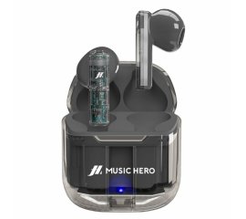 SBS Music Hero Auricolare True Wireless Stereo (TWS) In-ear Musica e Chiamate Bluetooth Nero