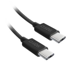 SBS TECABLETISSUETCCB cavo USB 1,5 m USB 2.0 USB C Nero