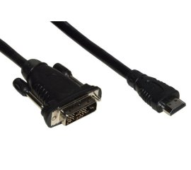 Link Accessori LKCHDVI20 cavo e adattatore video 2 m HDMI tipo A (Standard) DVI-D Nero