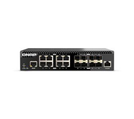QNAP QSW-M3216R-8S8T switch di rete Gestito L2/L3 10G Ethernet (100/1000/10000) 1U Nero