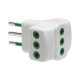 Ekon ECELADA3IT10 adattatore per presa di corrente Tipo L (IT) Bianco 2