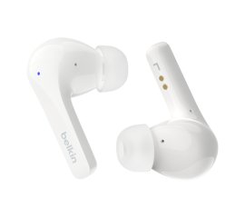 Belkin SoundForm Motion Auricolare True Wireless Stereo (TWS) In-ear Chiamate/Musica/Sport/Tutti i giorni Bluetooth Bianco