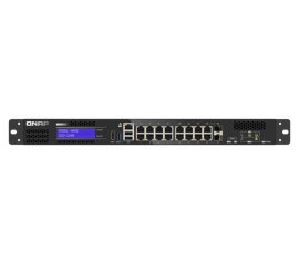 QNAP QGD-1600 Gestito Gigabit Ethernet (10/100/1000) 1U Nero, Grigio