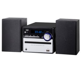 Trevi HCX 10F6 Mini impianto audio domestico 20 W Nero, Argento