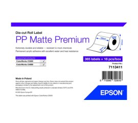 Epson 7113411 etichetta per stampante Bianco Etichetta per stampante autoadesiva