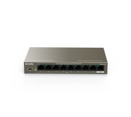 Tenda TEG1109P-8-102W switch di rete Non gestito Gigabit Ethernet (10/100/1000) Supporto Power over Ethernet (PoE) Grigio