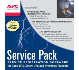 APC Service Pack 1 Year Extended Warranty 1 licenza/e 1 anno/i