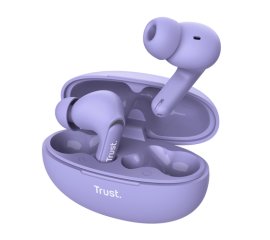 Trust Yavi Auricolare True Wireless Stereo (TWS) In-ear Musica e Chiamate USB tipo-C Bluetooth Viola
