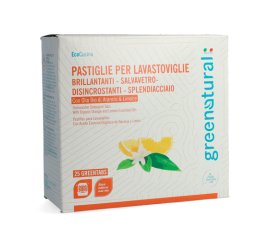 Greenatural CON023 detersivo per lavastoviglie 1 pz Compressa