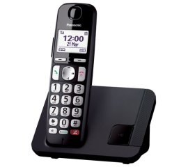 Panasonic KX-TGE250 Telefono DECT Identificatore di chiamata Nero