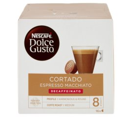 Nescafé Dolce Gusto Caffè Cortado Espresso Macchiato Decaffeinato 16 Capsule
