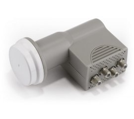 TELE System TS401F convertitori abbassatore di frequenza Low Noise Block (LNB) 10,7 - 11,7 GHz Grigio, Bianco