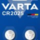Varta LITHIUM Coin CR2025 (Batteria a bottone, 3V) Blister da 2 2