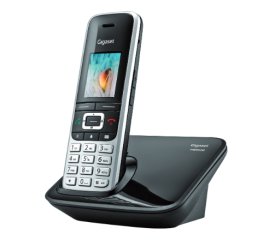 Gigaset Premium 100 Telefono DECT Identificatore di chiamata Nero, Argento