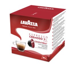 Lavazza Capsule Compatibili Dolce Gusto Espresso Cremoso, 16 Capsule