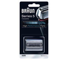 Braun Series 5 Testina di Ricambio per Rasoio Elettrico Uomo 52S Color Argento - Compatibile Con I Rasoi