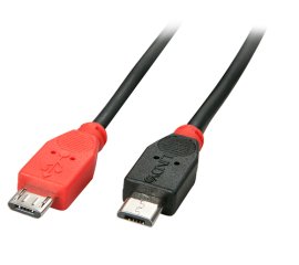 Lindy 31759 cavo USB 1 m USB 2.0 Micro-USB B Nero
