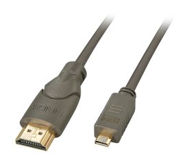 Lindy 41350 cavo HDMI 0,5 m HDMI tipo A (Standard) HDMI tipo D (Micro) Nero