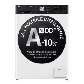 LG F4R7511TSWB Lavatrice 11kg AI DD, Classe A-10%, 1400 giri, TurboWash,Autodose e' ora in vendita su Radionovelli.it!