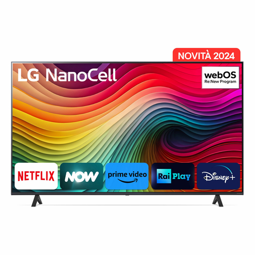 LG NanoCell 50'' Serie NANO82 50NANO82T6B, TV 4K, 3 HDMI, SMART TV 2024 e' ora in vendita su Radionovelli.it!