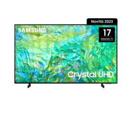 Samsung Series 8 TV UE43CU8070UXZT Crystal UHD 4K, Smart TV 43" Processore Crystal 4K, Adaptive Sound, Black 2023
