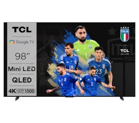TCL C80 Series Serie C80 Smart TV Mini LED 4K 98" 98C805, 144Hz, audio Onkyo con subwoofer, Google TV