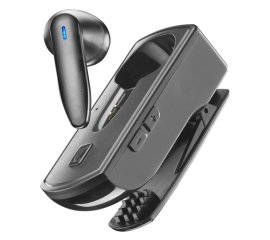 Cellularline Clip PRO Auricolare Wireless In-ear Car/Home office Bluetooth Nero