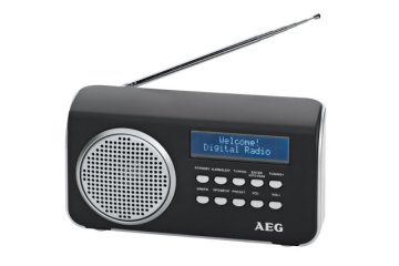 AEG DAB 4130 Portatile Digitale Nero radio