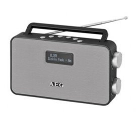 AEG DAB+ 4153 radio Personale Digitale Nero, Argen
