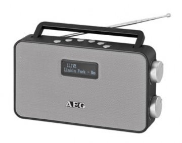 AEG DAB+ 4153 radio Personale Digitale Nero, Argen