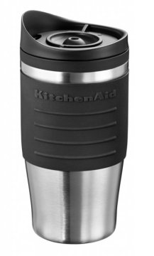 KitchenAid 5KCM0402T tazza da viaggio Nero, Acciai