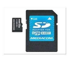 MEDIACOM MICRO SD HC 16GB CON ADATTATORE SD