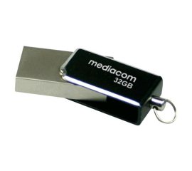 MEDIACOM TEENY CHIAVETTA USB 2.0 32GB COLORE NERO/SILVER