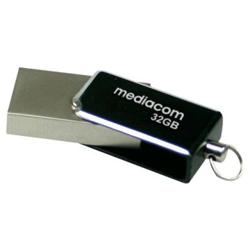 MEDIACOM TEENY CHIAVETTA USB 2.0 32GB COLORE NERO/ARGENTO