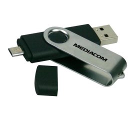MEDIACOM M-UD8OTG CHIAVETTA USB 2.0/MICRO USB 8GB 