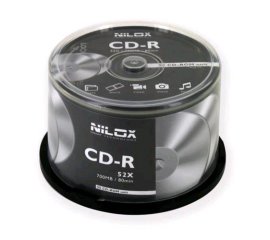 NILOX CD-R 80M 52X 700MB CONF.50 Pz.