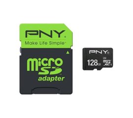 PNY SDU12810HIGPER80-EF MICRO SD XC 128GB CLASSE 1